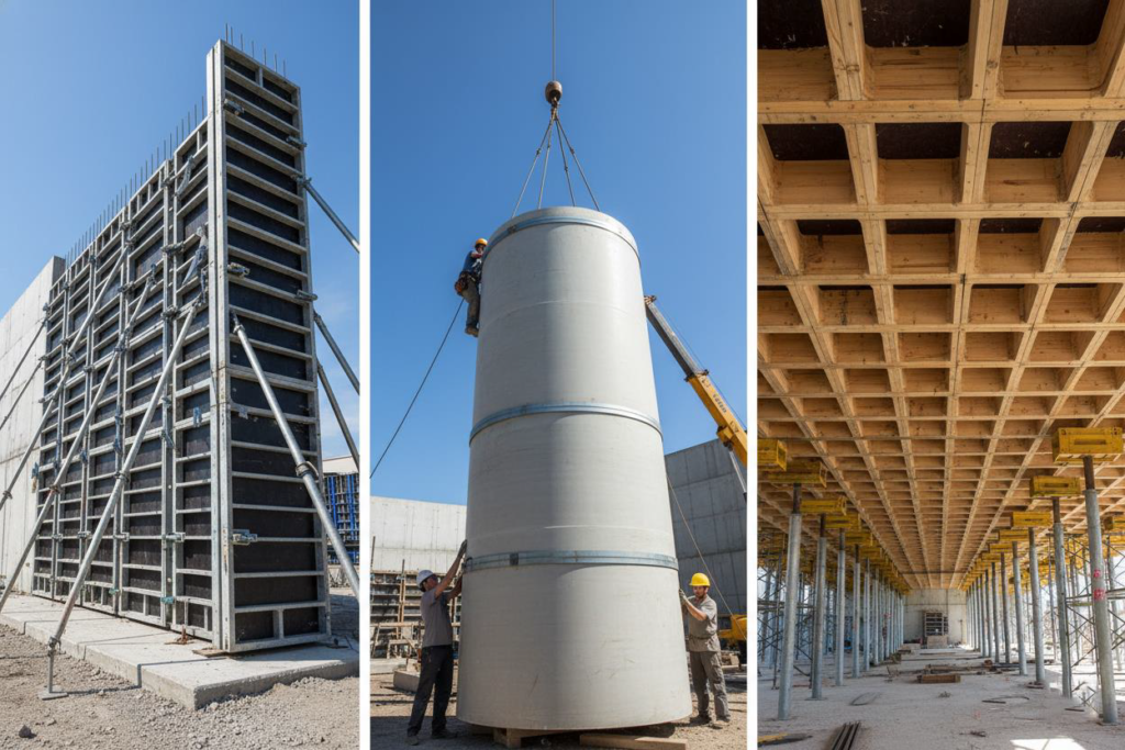 انواع قالب بتن