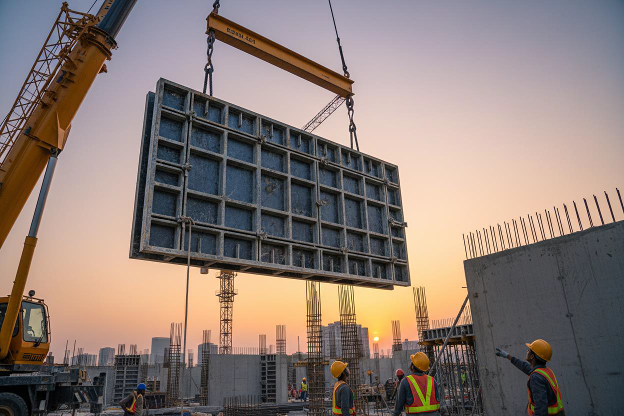 وزن قالب فلزی بتن