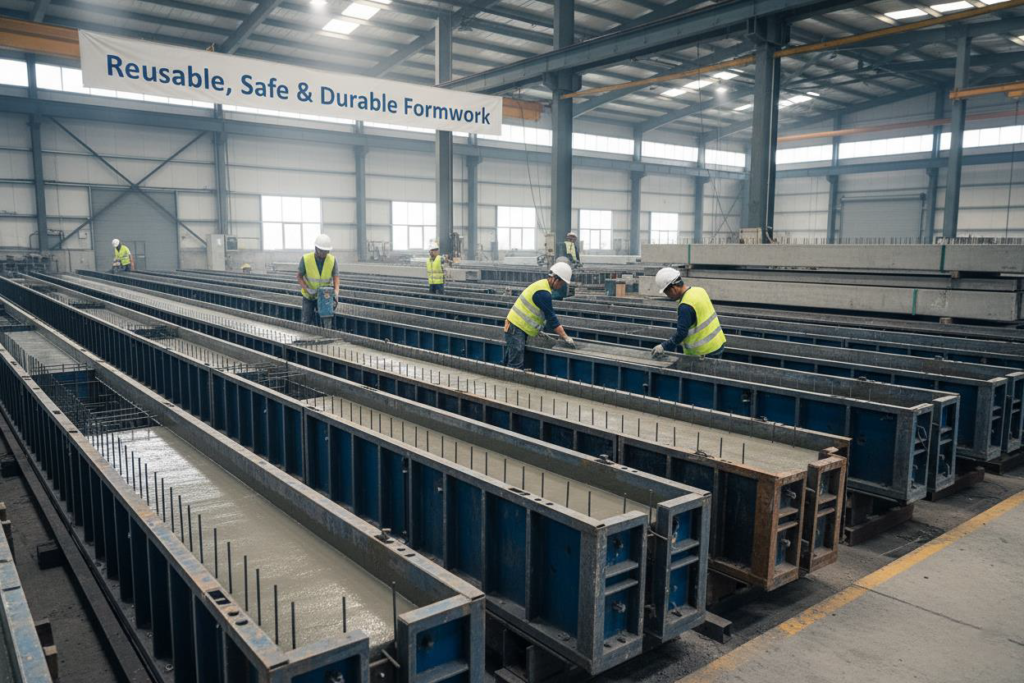 قالب تیرچه بتنی