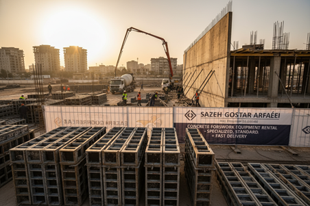 اجاره تجهیزات قالب بندی بتن