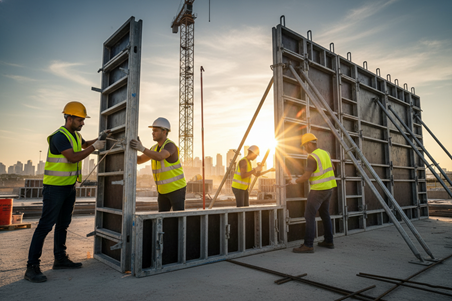 قالب بتن لبه خم یا مدولار