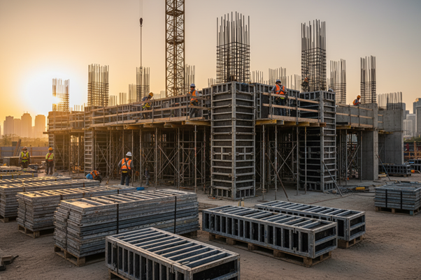 قالب فلزی بتن