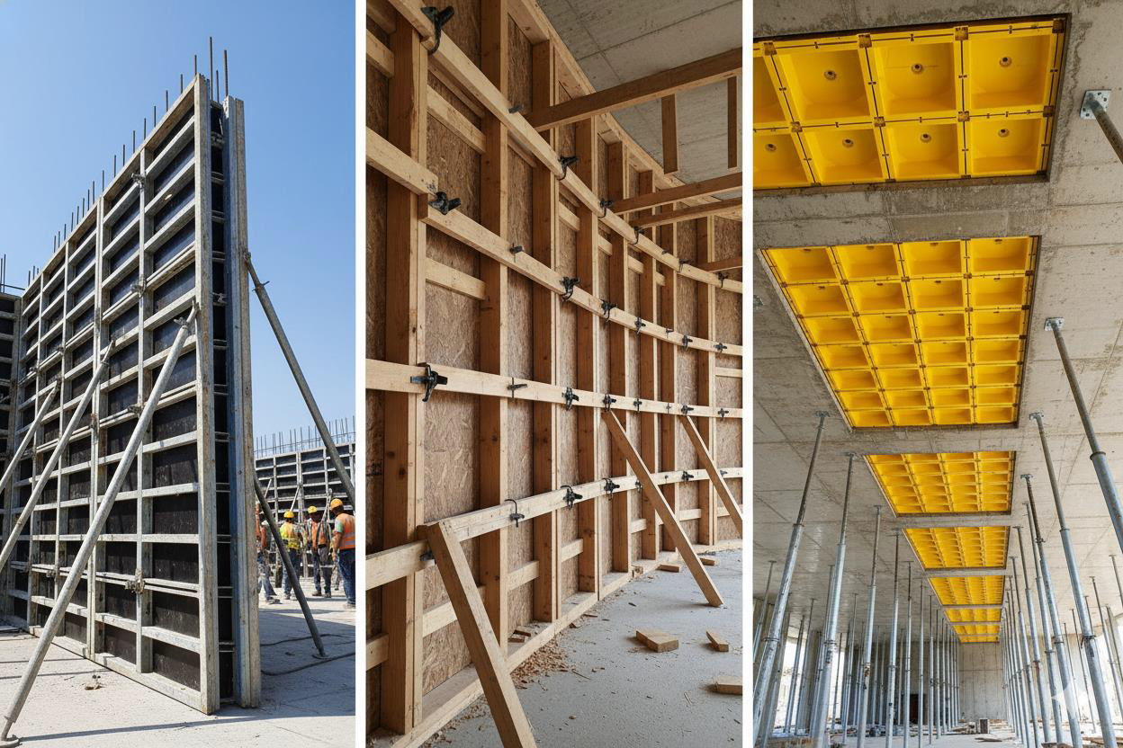 انواع قالب بتن